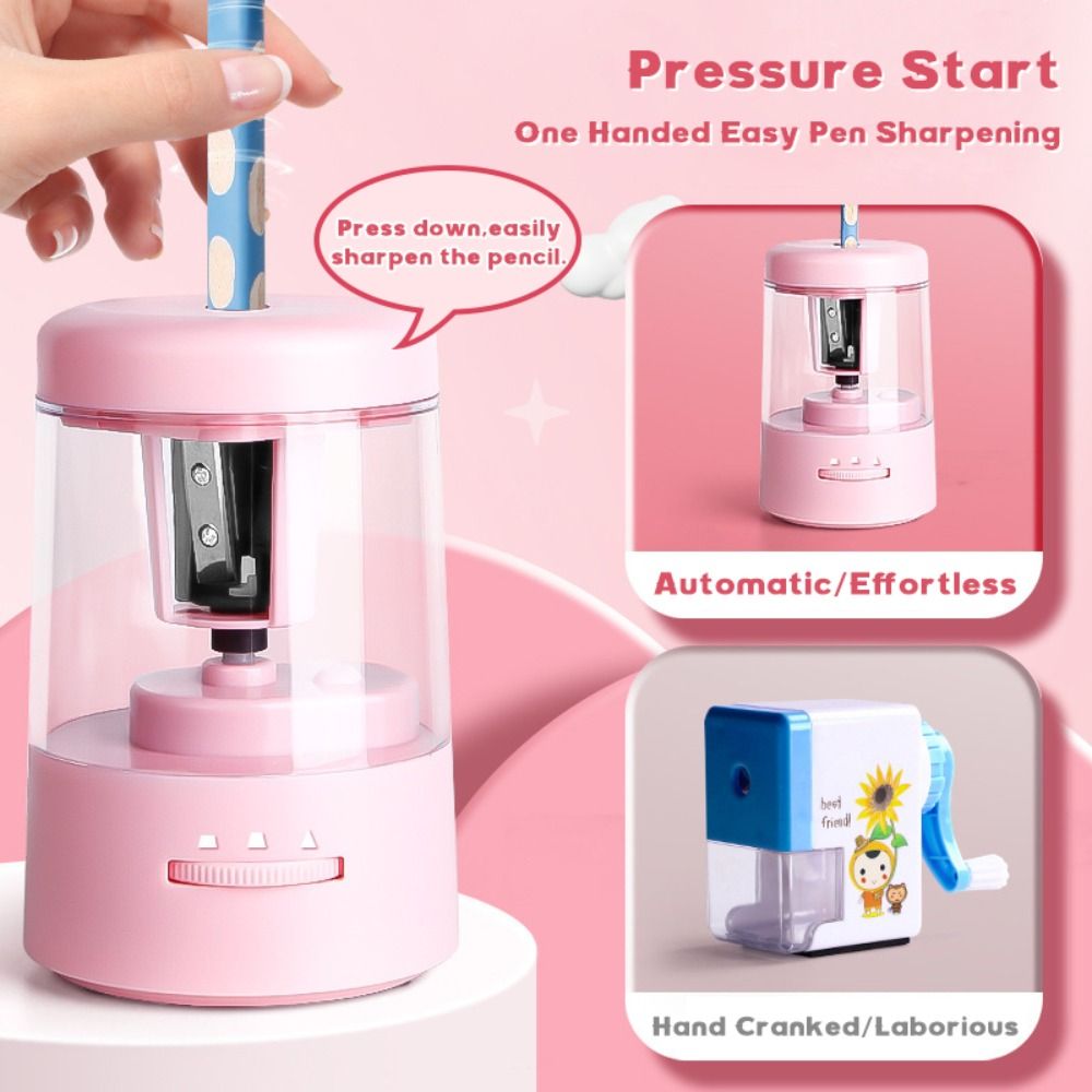 Sacapuntas Eléctrico de Tres V - Electric Pencil Sharpener Usb reseña y precio