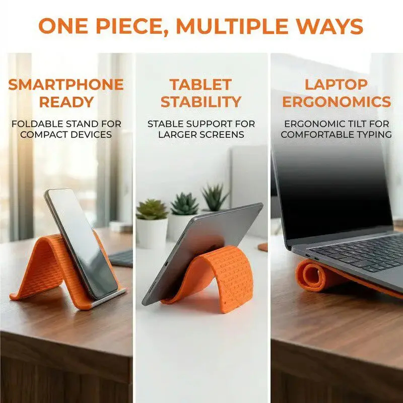 Soporte Plegable de Silicona p - Desk Accessories reseña y precio