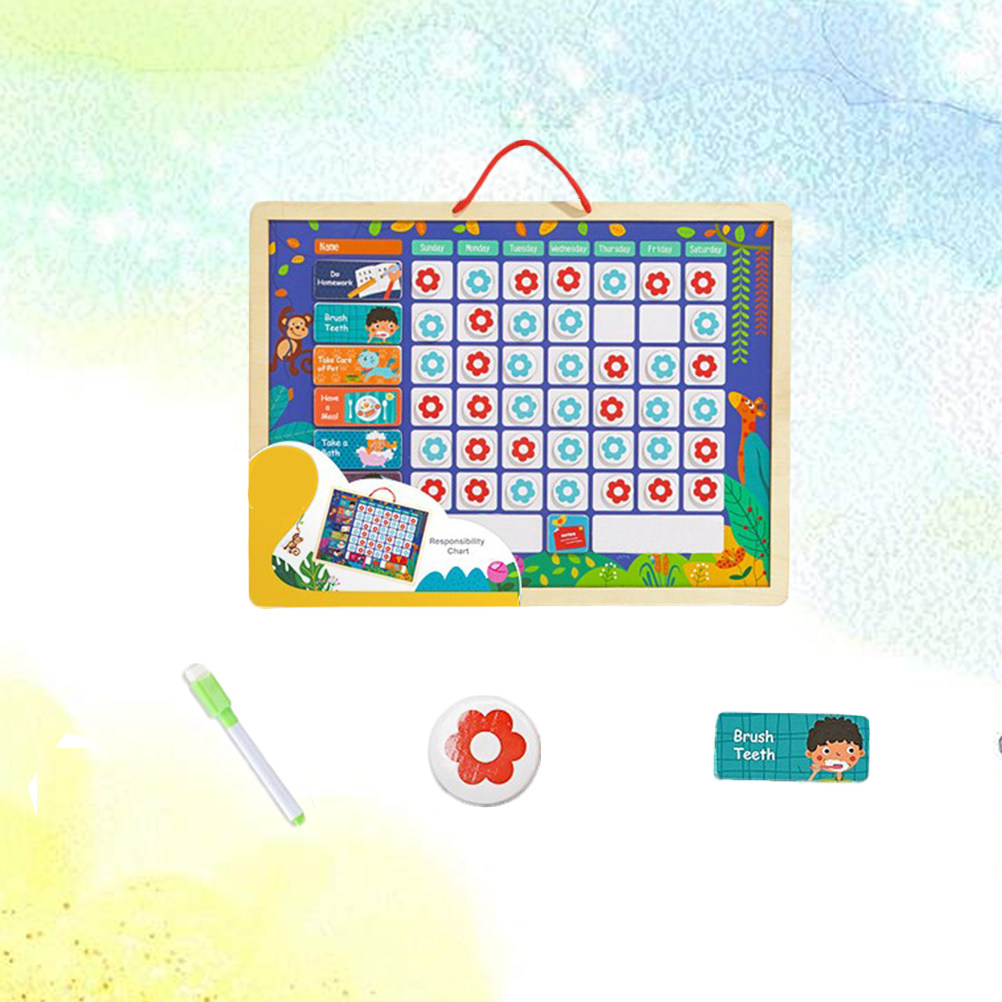 Tabla de responsabilidades mag - Kids Magnetic Reward Chart Board reseña y precio