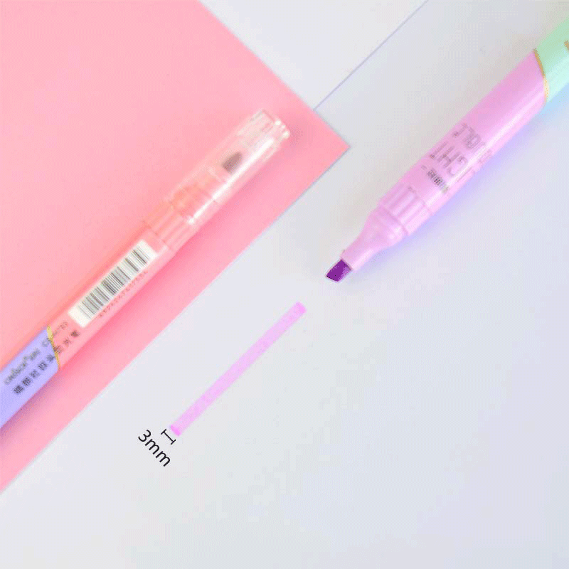 Rotuladores de doble punta de  - Pastel Highlighter Set Double Ended reseña y precio