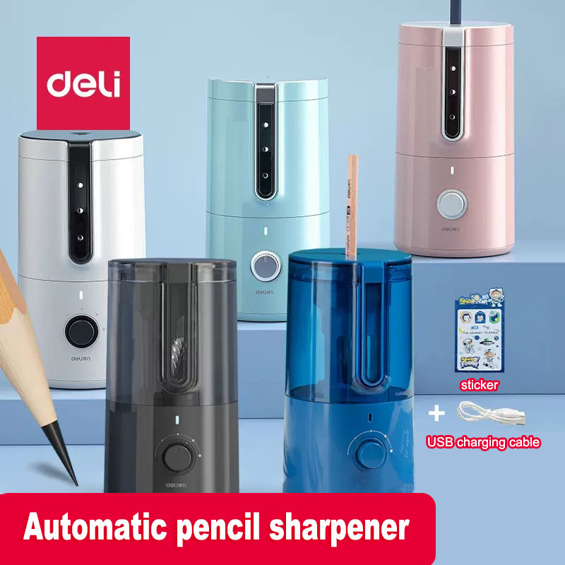 Deli-afilador de lápices eléct - Electric Pencil Sharpener Usb reseña y precio